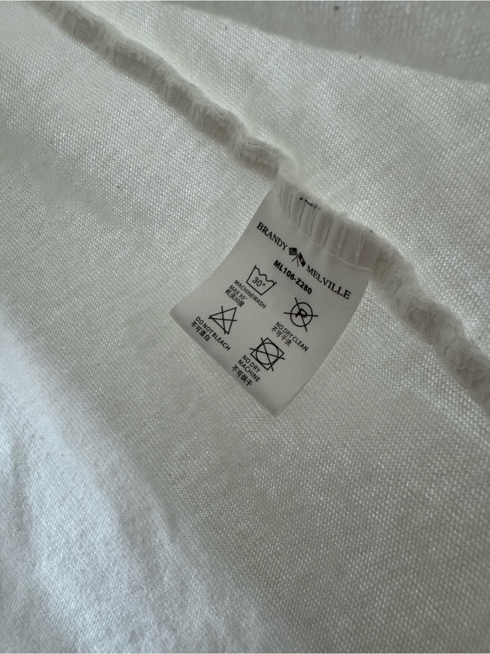 Brandy Melville White Tee Bundle - OS - Picture 12 of 13